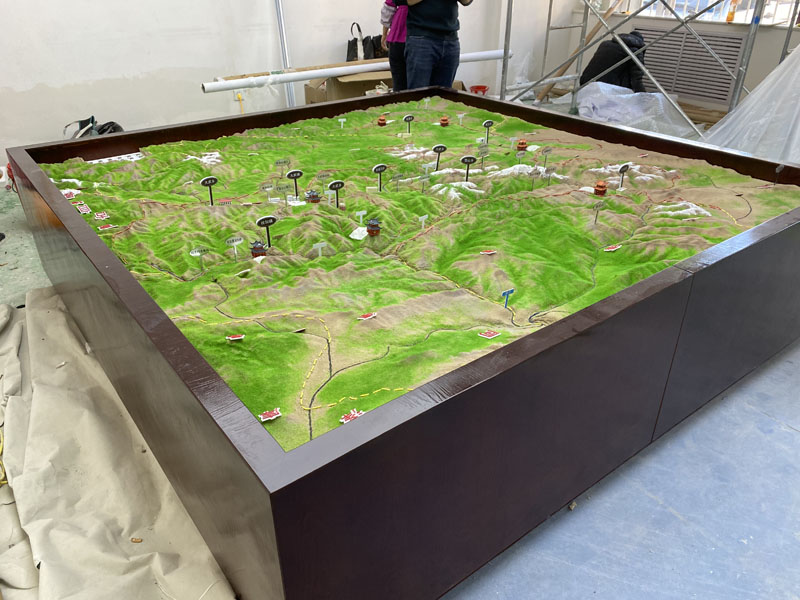 地形沙盤模型制作,地貌模型